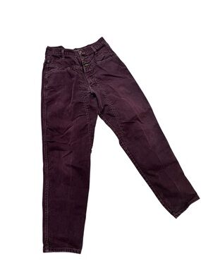 Marithe Francois Girbaud Plum-Colored Denim Jeans